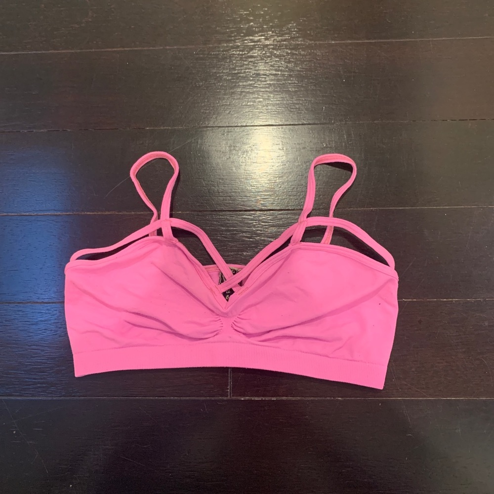 Hot pink bralette from LF